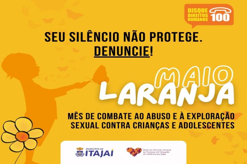 Itajaí adere ao Maio Laranja com programação de conscientização contra o abuso e exploração sexual infantojuvenil